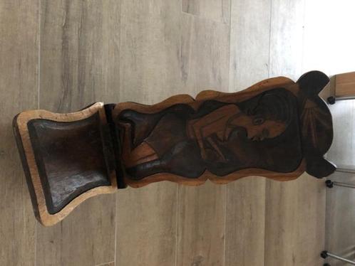 africaanse stoel, Antiek en Kunst, Kunst | Beelden en Houtsnijwerken, Ophalen of Verzenden