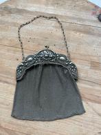 Antiek boudoir tasje beugeltasje mesh bag handtas ringetjes, Ophalen of Verzenden