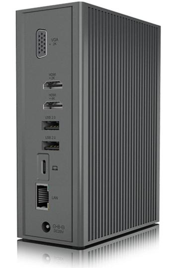 ICY BOX IB-DK2262AC USB-C dockingstation beschikbaar voor biedingen
