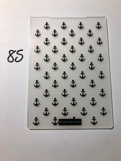 Embossing folder 85, Hobby en Vrije tijd, Kaarten | Zelf maken, Zo goed als nieuw, Pons of Mal, Ophalen of Verzenden