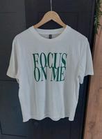 LADIES FASHION t Shirt wit+groen print M🙂, Kleding | Dames, T-shirts, Maat 38/40 (M), Zo goed als nieuw, Korte mouw, Groen