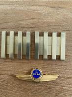 KLM piloot brevet wing crew embleem dasklem luchtvaart 70mm, Ophalen of Verzenden, Zo goed als nieuw, Patch, Badge of Embleem