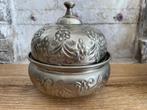 Zilverkleurige sweetsbowl Marrakech - Antieke schaal Ø14cm, Ophalen of Verzenden