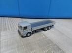 M.A.N. Büssing vrachtwagen dubbel-asser grijs Wiking 1:87 H0, Hobby en Vrije tijd, Modelauto's | 1:87, Ophalen of Verzenden, Gebruikt