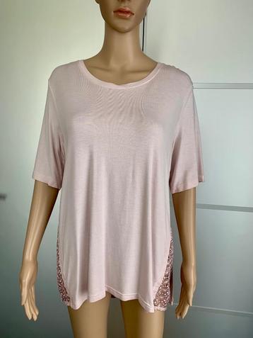 E346 Nieuw: Margittes maat M=38/40 designer top shirt  roze beschikbaar voor biedingen
