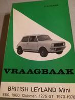 1970 1978 VRAAGBAAK Austin mini Morris austin seven óók 1275, Auto diversen, Handleidingen en Instructieboekjes, Ophalen of Verzenden