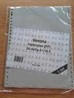 Tabbladen A-Z - 20 delig, Ophalen of Verzenden, Nieuw