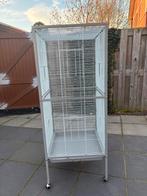 Kooi op wielen, Ophalen, Zo goed als nieuw, Metaal, Volière