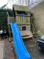 Speelhuisje tuin met glijbaan trap stuur verrekijker, Kinderen en Baby's, Speelgoed | Buiten | Speeltoestellen, Ophalen, Gebruikt
