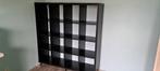 zwarte kallax kast 16 vakken, Ophalen, Gebruikt, 25 tot 50 cm, 100 tot 150 cm