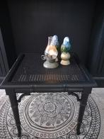 Mat zwarte bijzet tafel, Antiek en Kunst, Ophalen of Verzenden