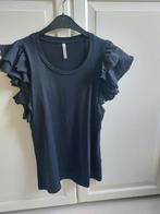 Nieuw t-shirt Summum Woman met ruches mt S, Summum Woman, Verzenden, Zwart, Nieuw