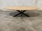 Eettafel ovaal - EIKENHOUT OP MAAT, Eikenhout, Vijf personen of meer, Ovaal, Nieuw