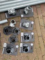 Koppelstukken en  4 stangen va 1 meter en 1 van 50 cm, Doe-het-zelf en Verbouw, Steigers, Ophalen, Nieuw, Overige typen, Minder dan 2 meter