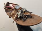 Lazamani Ibiza Bohemian sandalen 40 Beige, Kleding | Dames, Schoenen, Verzenden, Beige, Lazamani, Sandalen of Muiltjes