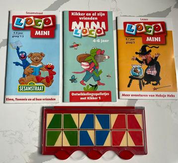 Mini Loco basisdoos met 3 boekjes groep 1-2 en 3 beschikbaar voor biedingen