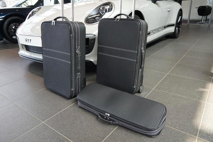 Roadsterbag lederen kofferset Porsche 911 991, Auto diversen, Auto-accessoires, Nieuw, Verzenden