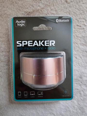 Bluetooth mini speaker / luidspreker, roze, nieuw! beschikbaar voor biedingen