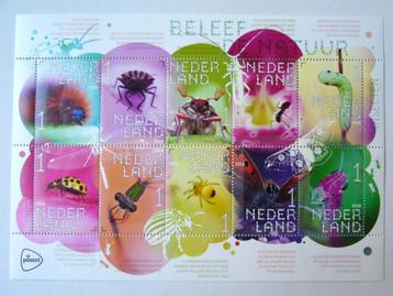 beleef de natuur Insecten geldig 10x1,31 postfris Vel blok beschikbaar voor biedingen