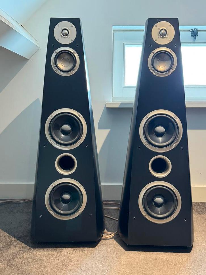 JBL Ti6K 3-weg luidsprekerset, Audio, Tv en Foto, Luidsprekers, Zo goed als nieuw, Front, Rear of Stereo speakers, 120 watt of meer