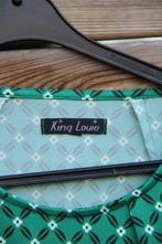 Jurk groen/ zwart King Louie mt S Vaste prijs, Kleding | Dames, Jurken, Ophalen of Verzenden, Zo goed als nieuw, King Louie, Maat 36 (S)
