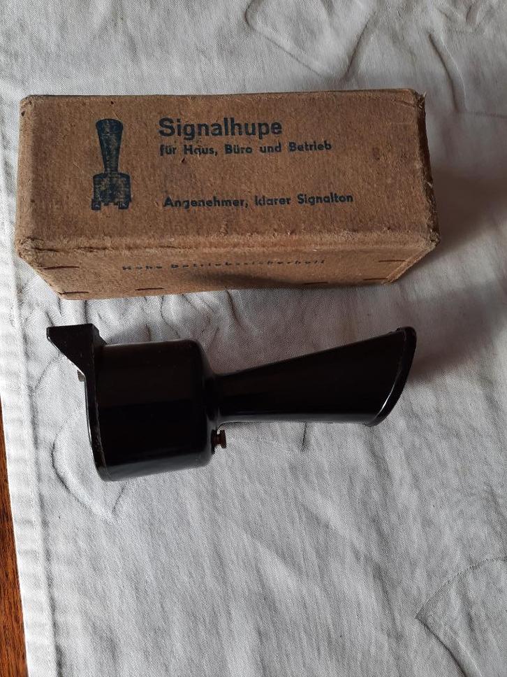 Signalhupe Vintage Hupe Hu 50, Watersport en Boten, Accessoires en Onderhoud, Zo goed als nieuw, Motor en Techniek, Ophalen