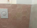 WOW Zellige hexagon tegels, roze, 2,37m2, Nieuw, Minder dan 5 m², Wandtegels, Keramiek