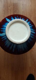 Chinese vaas, gevlamd rood/blauw, Ophalen, Gebruikt, Aardewerk of Porselein, Minder dan 50 cm
