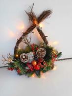 KERST: prachtige vintage wandhanger met verlichting, Ophalen of Verzenden
