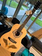 Efteling Vogelrok Gitaar - Handgeschilderd!, Muziek en Instrumenten, Ophalen of Verzenden, Gebruikt, Western- of Steelstringgitaar