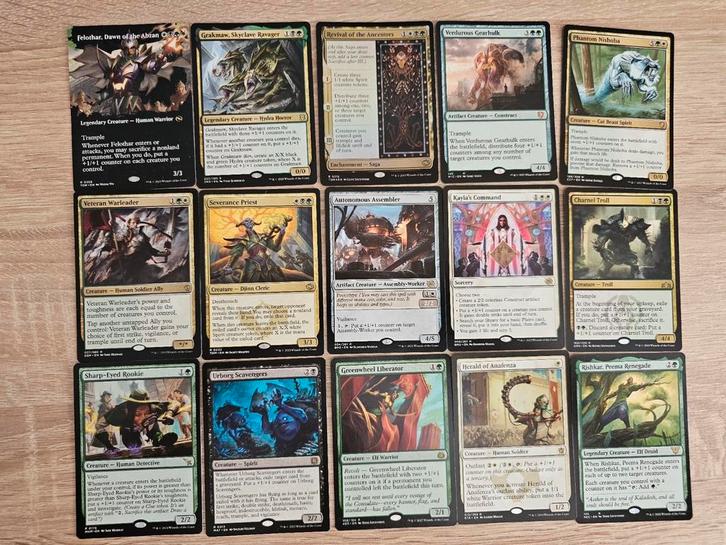 Mtg Abzan Counters Commander Deck - Custom +1/+1 EDH Deck, Hobby en Vrije tijd, Verzamelkaartspellen | Magic the Gathering, Zo goed als nieuw