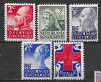 nederland nvph 203-207 ongebruikt cw 37.50, Postzegels en Munten, Verzenden, T/m 1940, Postfris