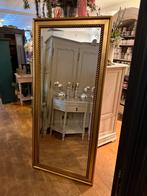 Grote vintage spiegel goud oude passpiegel Hotel Chique VdlM, Huis en Inrichting, Woonaccessoires | Spiegels, Ophalen, Zo goed als nieuw