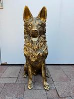 herder (goud/zwart) 70hoog 32breed 50diep/Nieuw!, Verzamelen, Beelden en Beeldjes, Ophalen of Verzenden, Nieuw, Dier