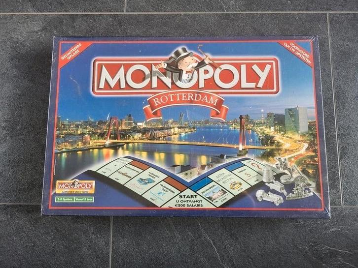 Monopoly Rotterdam  tweede editie - Bordspel Nieuw in folie, Hobby en Vrije tijd, Gezelschapsspellen | Bordspellen, Nieuw, Ophalen