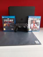 Te koop playstation slim 4 incl 2 spelletjes, Spelcomputers en Games, Spelcomputers | Sony PlayStation 4, Met 1 controller, Ophalen of Verzenden