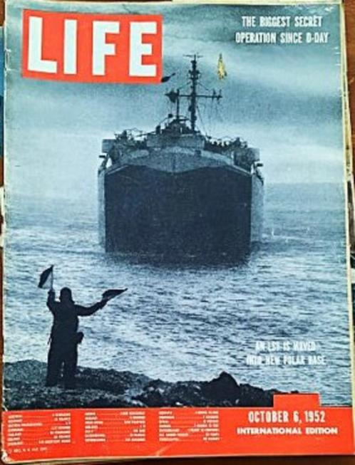 Life Magazine September 22, 1952 – Polar Base, Boeken, Tijdschriften en Kranten, Gelezen, Overige typen, Ophalen