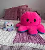 Omkeerbare octopus 2 knuffel grote en kleinere, Kinderen en Baby's, Speelgoed | Knuffels en Pluche, Ophalen of Verzenden, Zo goed als nieuw