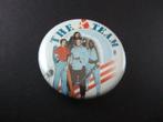 The A Team televisie serie jaren 80 groep gewapend, button, Verzamelen, Ophalen of Verzenden, Gebruikt, Overige onderwerpen