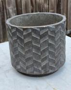 Bloempot , 30 cm  , voor buiten, 25 tot 40 cm, Steen, Tuin, Rond