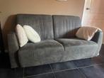 Nette donkergroen/ antraciet kleurige twee-zits bank, Ophalen, Gebruikt, 150 tot 200 cm, Tweepersoons
