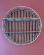 Rond bamboe wandkastje/wandrekje, Ophalen, Zo goed als nieuw