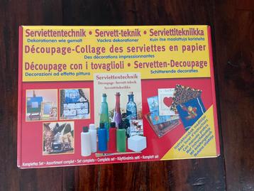 Decoupge servetten techniek NIEUW beschikbaar voor biedingen