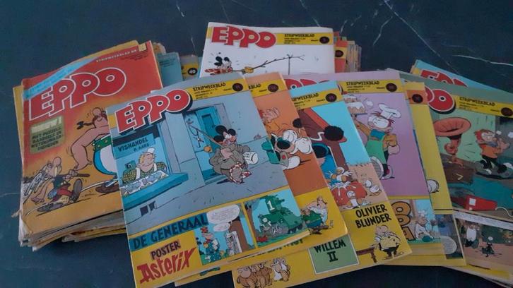 Eppo 1978/1979/1980 (niet compleet), Boeken, Stripboeken, Gelezen, Meerdere stripboeken, Ophalen of Verzenden