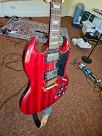 Epiphone SG Cherry incl. Vintage koffer, Ophalen of Verzenden, Gebruikt, Epiphone