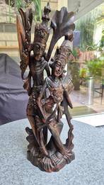 Balinees houtsnijwerk Rama en Sita, Antiek en Kunst, Ophalen of Verzenden