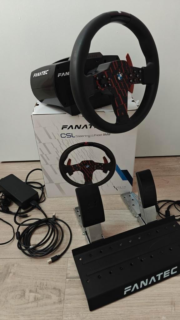 ️Fanatec CSL Elite Complete Set (PC/PS4/PS5) BMW wheel️, Spelcomputers en Games, Spelcomputers | Sony PlayStation Consoles | Accessoires