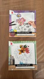 Sketch colouring book Deco Time teab, Hobby en Vrije tijd, Tekenen, Ophalen of Verzenden, Nieuw, Boek of Gids