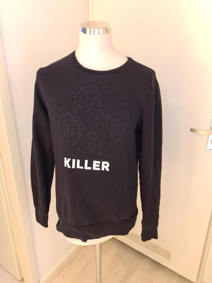 mooie heren trui maat M   *v26*, Kleding | Heren, Truien en Vesten, Zo goed als nieuw, Maat 52/54 (L), Blauw, Ophalen of Verzenden