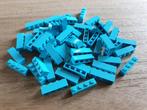 Partij N371=100x Nieuwe Lego stenen 1x4 Azur blauw, Lego, Lego, Lego, Nieuw